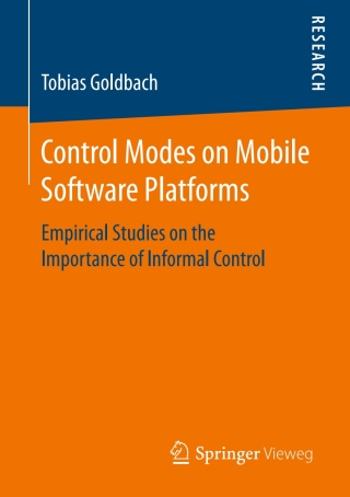 Cover image: Control Modes on Mobile Software Platforms 9783658148928