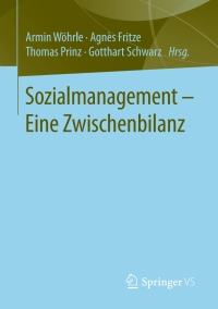 Imagen de portada: Sozialmanagement – Eine Zwischenbilanz 9783658148959