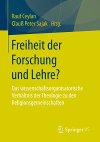 Immagine di copertina: Freiheit der Forschung und Lehre? 9783658148973