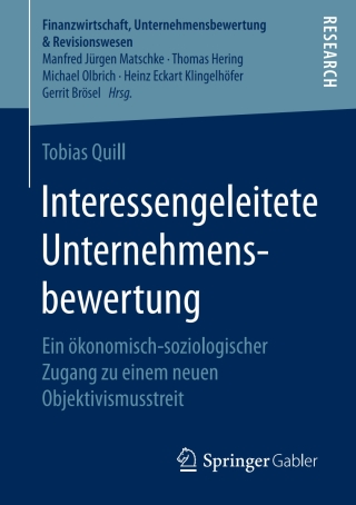 صورة الغلاف: Interessengeleitete Unternehmensbewertung 9783658149017