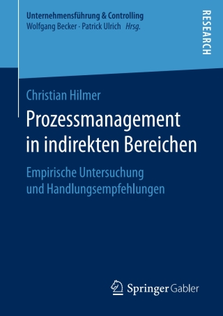 Cover image: Prozessmanagement in indirekten Bereichen 9783658149161