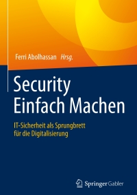 Cover image: Security Einfach Machen 9783658149444
