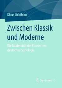 صورة الغلاف: Zwischen Klassik und Moderne 9783658149604