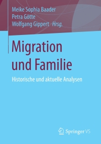 Imagen de portada: Migration und Familie 9783658150204