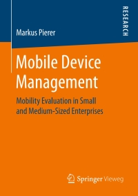 Cover image: Mobile Device Management 9783658150457