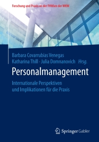 Cover image: Personalmanagement 9783658151690