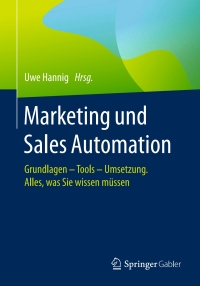 Cover image: Marketing und Sales Automation 9783658152598