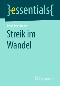 Cover image: Streik im Wandel 9783658152895