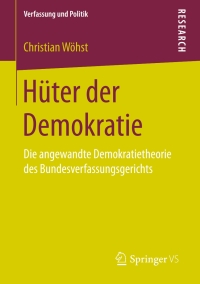 Cover image: Hüter der Demokratie 9783658153182