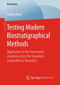 Titelbild: Testing Modern Biostratigraphical Methods 9783658153441
