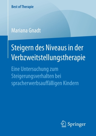 Cover image: Steigern des Niveaus in der Verbzweitstellungstherapie 9783658154226
