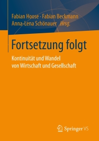 Cover image: Fortsetzung folgt 9783658154493