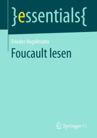 صورة الغلاف: Foucault lesen 9783658154738