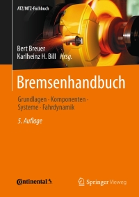 表紙画像: Bremsenhandbuch 5th edition 9783658154882