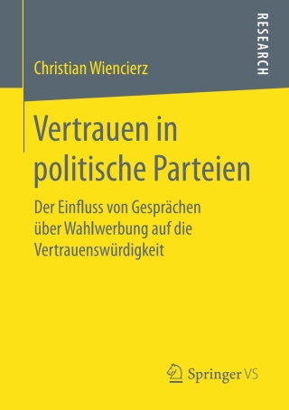 Omslagafbeelding: Vertrauen in politische Parteien 9783658155667