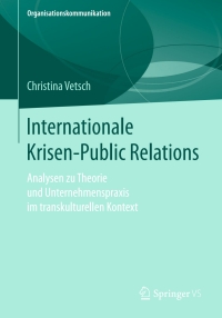 Cover image: Internationale Krisen-Public Relations 9783658155803