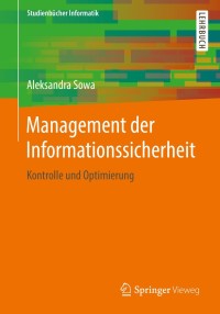 Titelbild: Management der Informationssicherheit 9783658156268