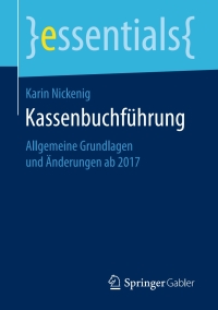 Cover image: Kassenbuchführung 9783658156930