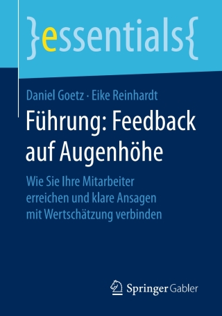 Cover image: Führung: Feedback auf Augenhöhe 9783658157302