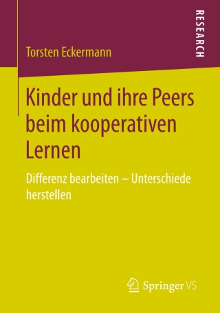 Cover image: Kinder und ihre Peers beim kooperativen Lernen 9783658157517
