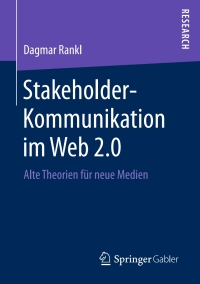 Cover image: Stakeholder-Kommunikation im Web 2.0 9783658157623