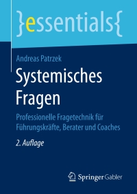 Imagen de portada: Systemisches Fragen 2nd edition 9783658158514