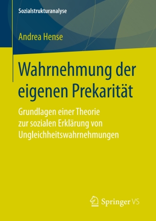 Cover image: Wahrnehmung der eigenen Prekarität 9783658159900