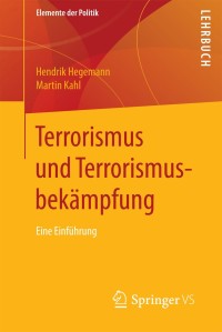 Imagen de portada: Terrorismus und Terrorismusbekämpfung 9783658160852