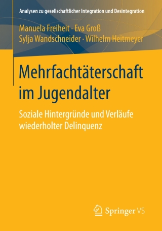Imagen de portada: Mehrfachtäterschaft im Jugendalter 9783658161095