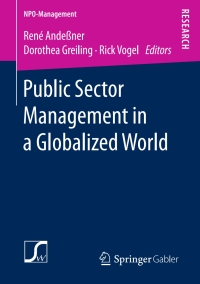 Cover image: Public Sector Management in a Globalized World 9783658161118