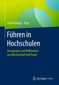 Titelbild: Führen in Hochschulen 9783658161644