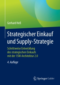 Cover image: Strategischer Einkauf und Supply-Strategie 4th edition 9783658162146