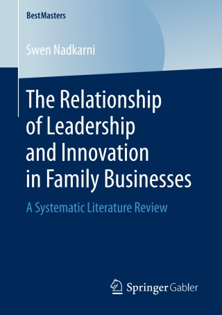 Cover image: The Relationship of Leadership and Innovation in Family Businesses 9783658162542