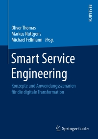Cover image: Smart Service Engineering 9783658162610
