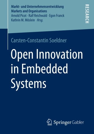صورة الغلاف: Open Innovation in Embedded Systems 9783658163884
