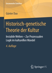 صورة الغلاف: Historisch-genetische Theorie der Kultur 4th edition 9783658164171