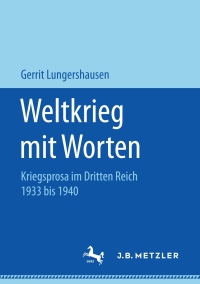 Immagine di copertina: Weltkrieg mit Worten 9783658164843