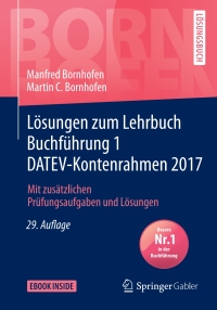 Cover image: Lösungen zum Lehrbuch Buchführung 1 DATEV-Kontenrahmen 2017 29th edition 9783658165345