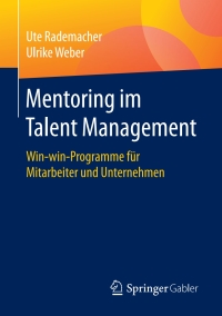 Cover image: Mentoring im Talent Management 9783658165833