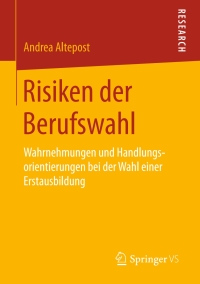 Immagine di copertina: Risiken der Berufswahl 9783658167431