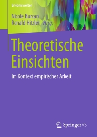 Cover image: Theoretische Einsichten 9783658167493