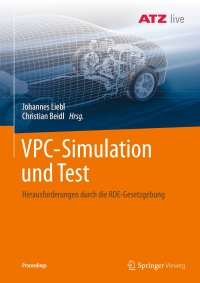 Immagine di copertina: VPC – Simulation und Test 2016 9783658167530