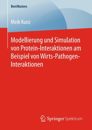 Omslagafbeelding: Modellierung und Simulation von Protein-Interaktionen am Beispiel von Wirts-Pathogen-Interaktionen 9783658167776