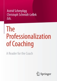 Cover image: The Professionalization of Coaching 9783658168049