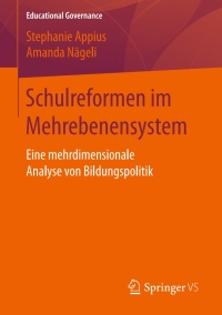 Imagen de portada: Schulreformen im Mehrebenensystem 9783658168506