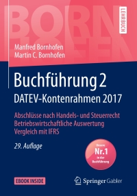 صورة الغلاف: Buchführung 2 DATEV-Kontenrahmen 2017 29th edition 9783658169497