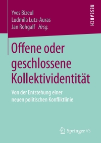 Cover image: Offene oder geschlossene Kollektividentität 9783658169596