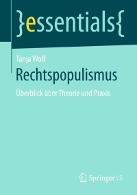 Cover image: Rechtspopulismus 9783658169701