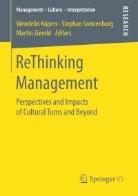 Immagine di copertina: ReThinking Management 9783658169824