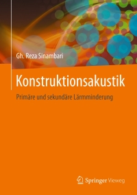 Imagen de portada: Konstruktionsakustik 9783658169893
